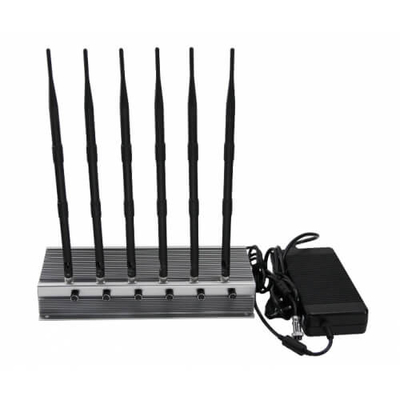6 Stoorzender van het antennes de Radiosignaal, het Apparaat van de het Signaalstoorzender van CDMA 2G 3G 4G Wifi